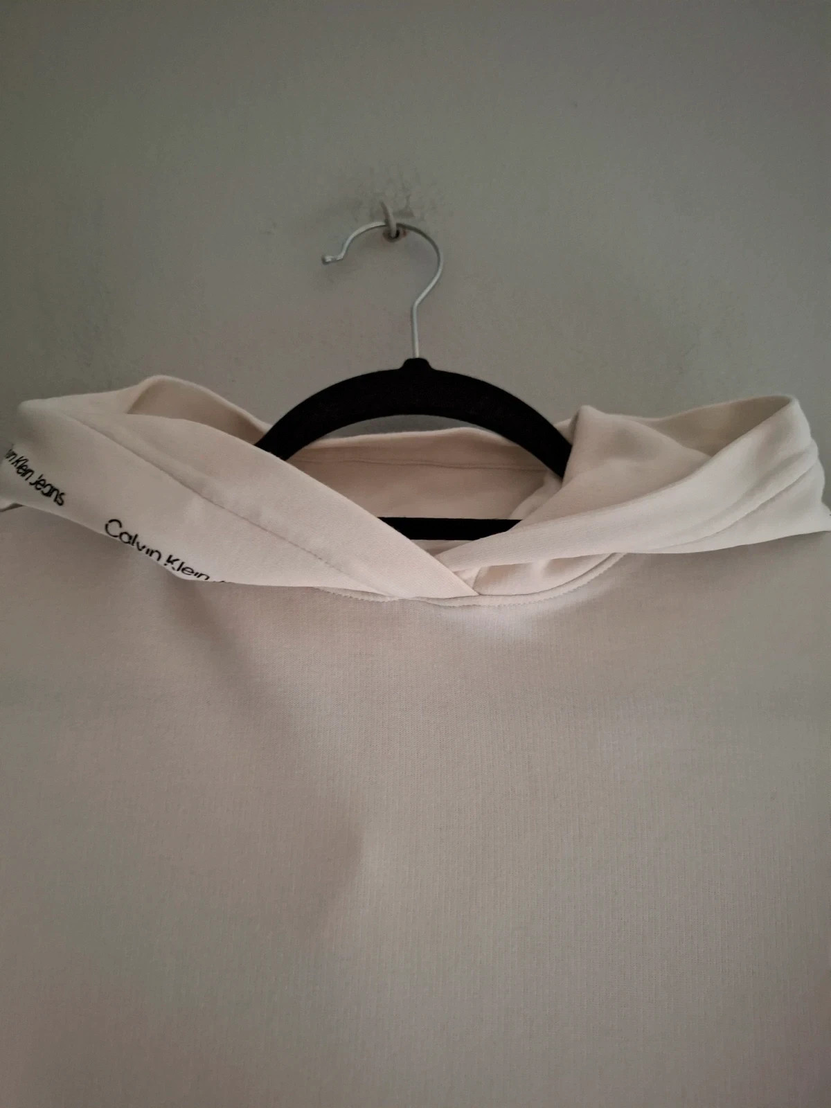 Sudadera con Capucha Calvin Klein Jeans Blanca - Talla S (Oversize) – Calvin Klein Jeans – taille S 4