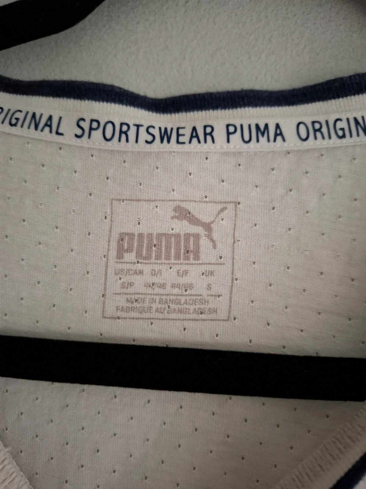 Camiseta Puma Raglán Bicolor Azul y Blanca – Puma – taille S 3