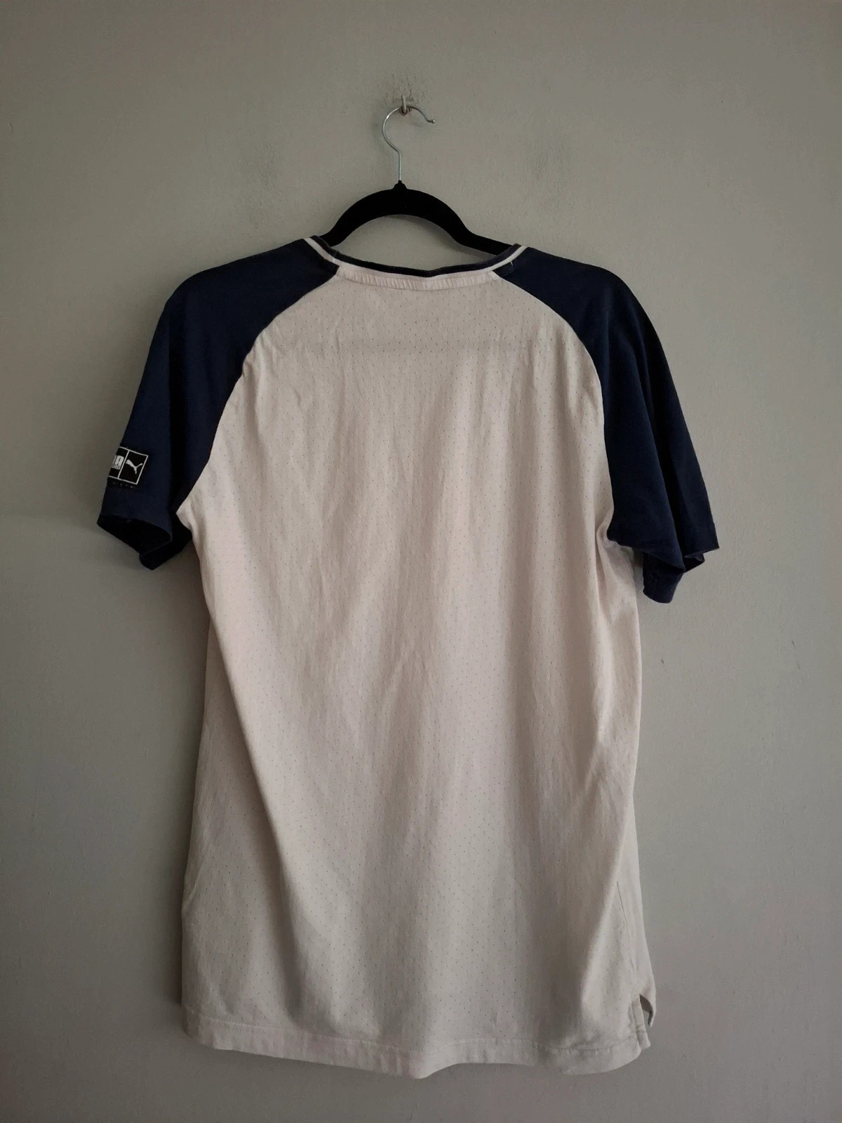 Camiseta Puma Raglán Bicolor Azul y Blanca – Puma – taille S 5
