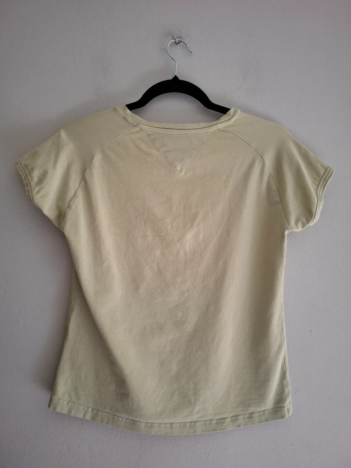 Camiseta Tommy Hilfiger Denim Verde Lima / Caqui Claro (Talla M) – Tommy Hilfiger – taille M / 38 / 10 4