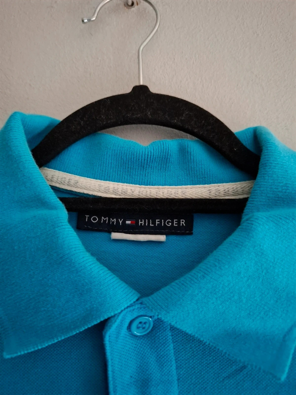 Polo Tommy Hilfiger Azul Turquesa - Talla M – Tommy Hilfiger – taille M 3