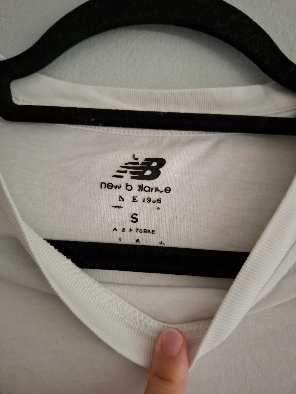 Camiseta New Balance blanca Talla S – New Balance – taille S 3