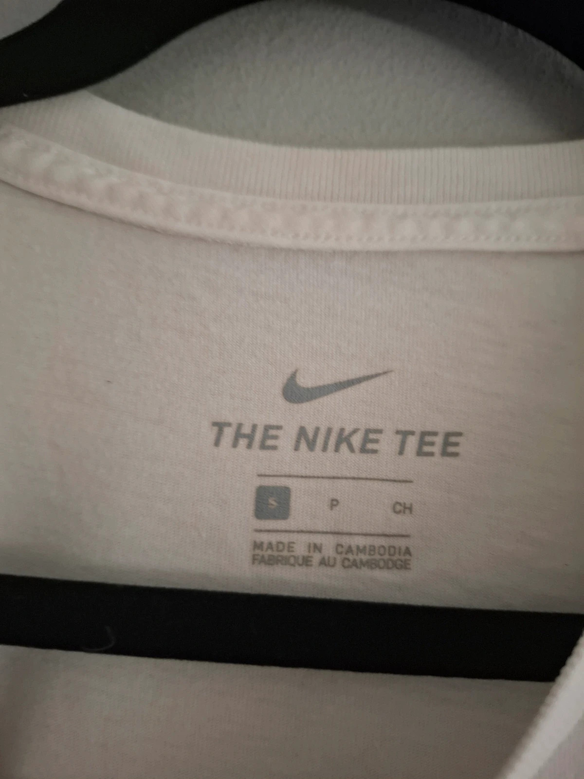 Camiseta Nike Blanca Logo Turquesa/Rojo Talla S – Nike – taille S 3