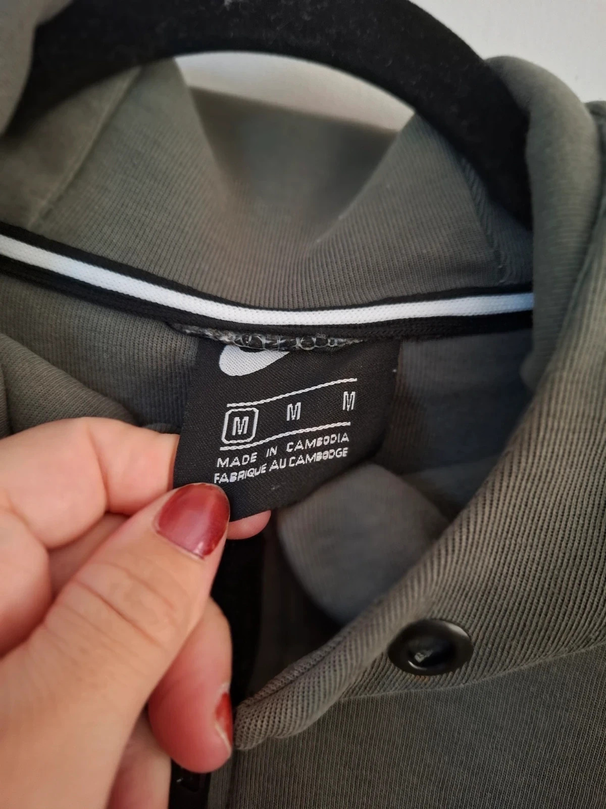 Sudadera Nike Tech Fleece Caqui / Verde Oliva – Nike – taille M 4