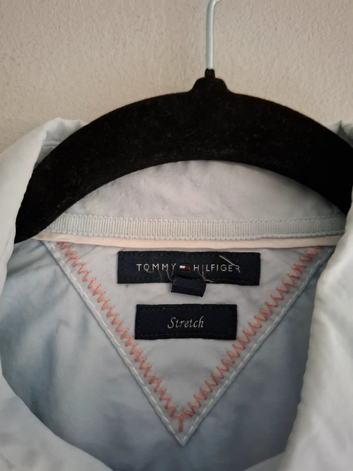 Camisa Tommy Hilfiger Azul Claro con Volantes (Talla 8 / M) – Tommy Hilfiger – taille M / 38 / 10 5