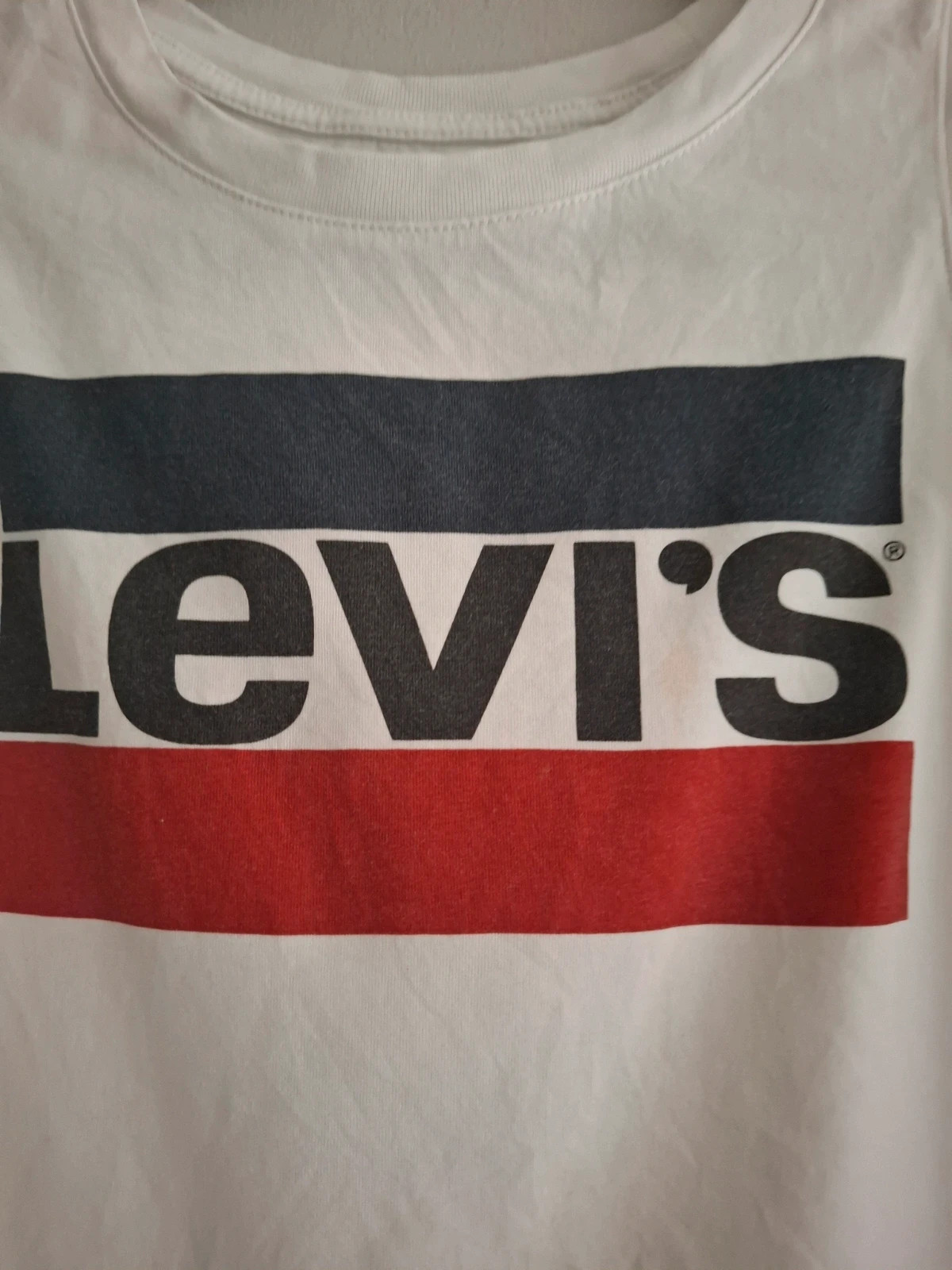 Top / Camiseta de Tirantes Levi's Blanco Crop Talla S – Levi's – taille S / 36 / 8 2