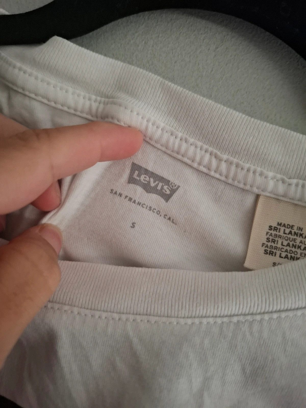 Top / Camiseta de Tirantes Levi's Blanco Crop Talla S – Levi's – taille S / 36 / 8 4