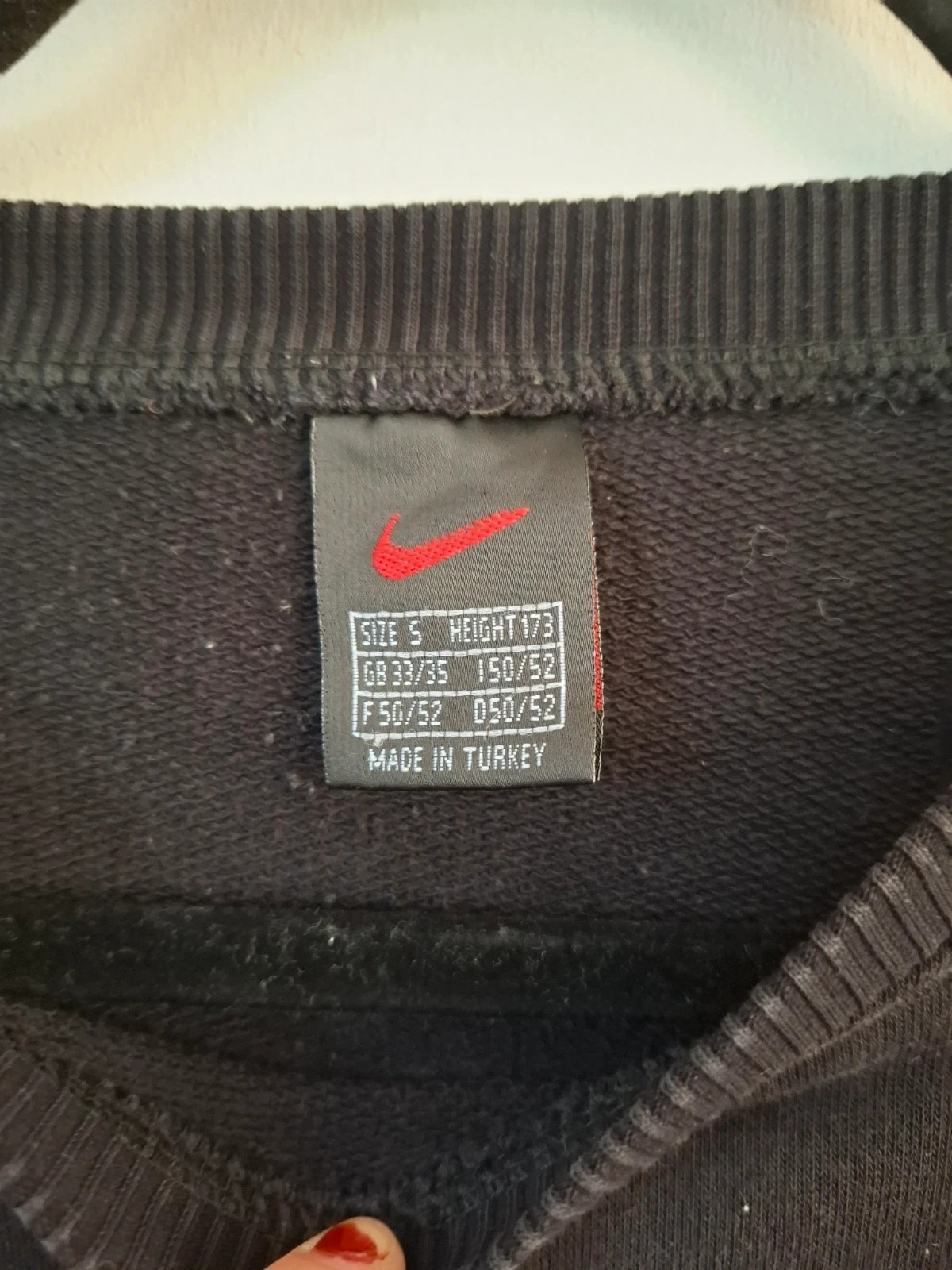 Sudadera Nike Negra Básica / Crewneck – Nike – taille S 3
