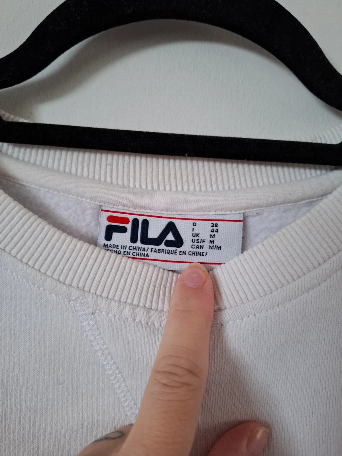 Sudadera FILA Vintage Blanca 🤍 M – FILA – taille M / 38 / 10 3