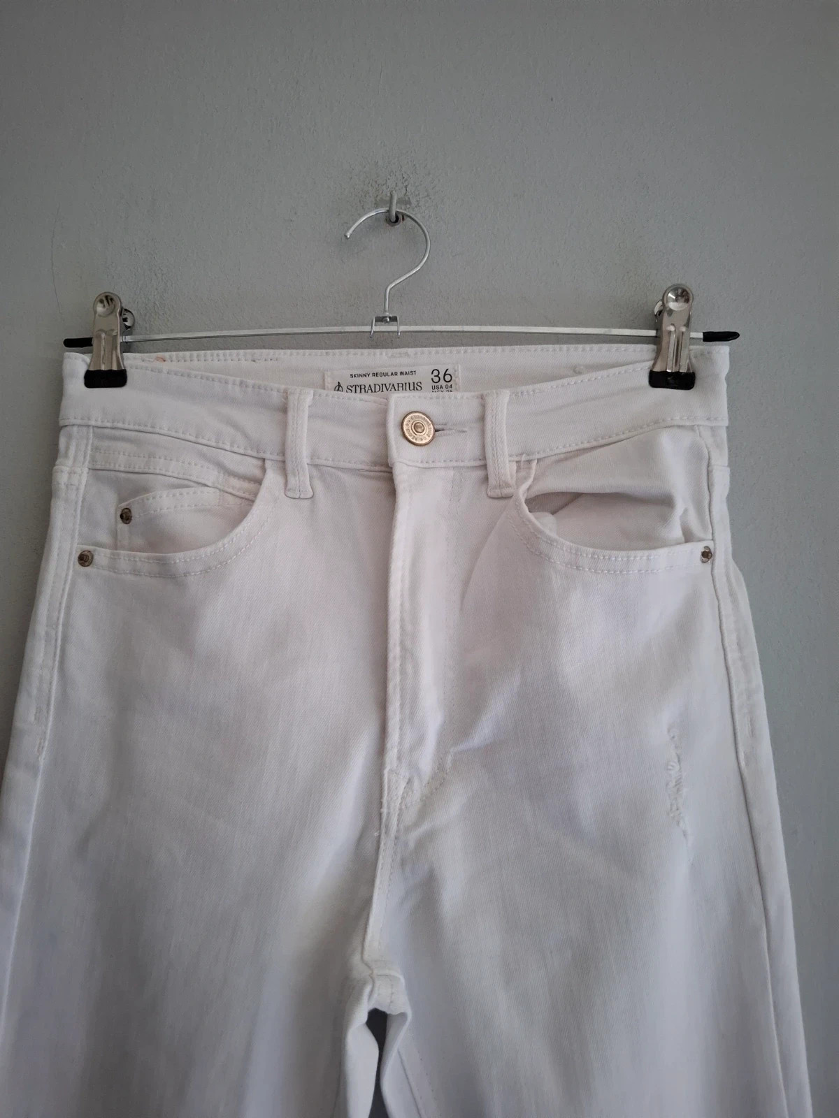 Jeans Blancos Stradivarius T.36 – Stradivarius – taille S / 36 / 8 2
