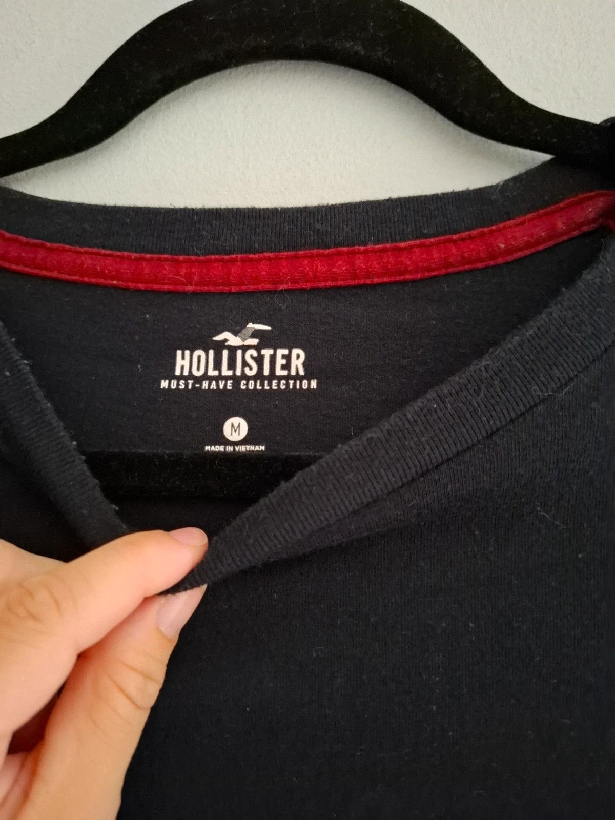 Camiseta Manga Larga Hollister Negra - Talla M – Hollister – taille M 3