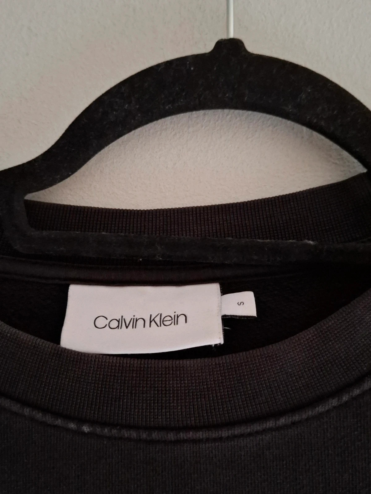 Sudadera Calvin Klein Negra - Talla S (100% Algodón) – Calvin Klein – taille S 3