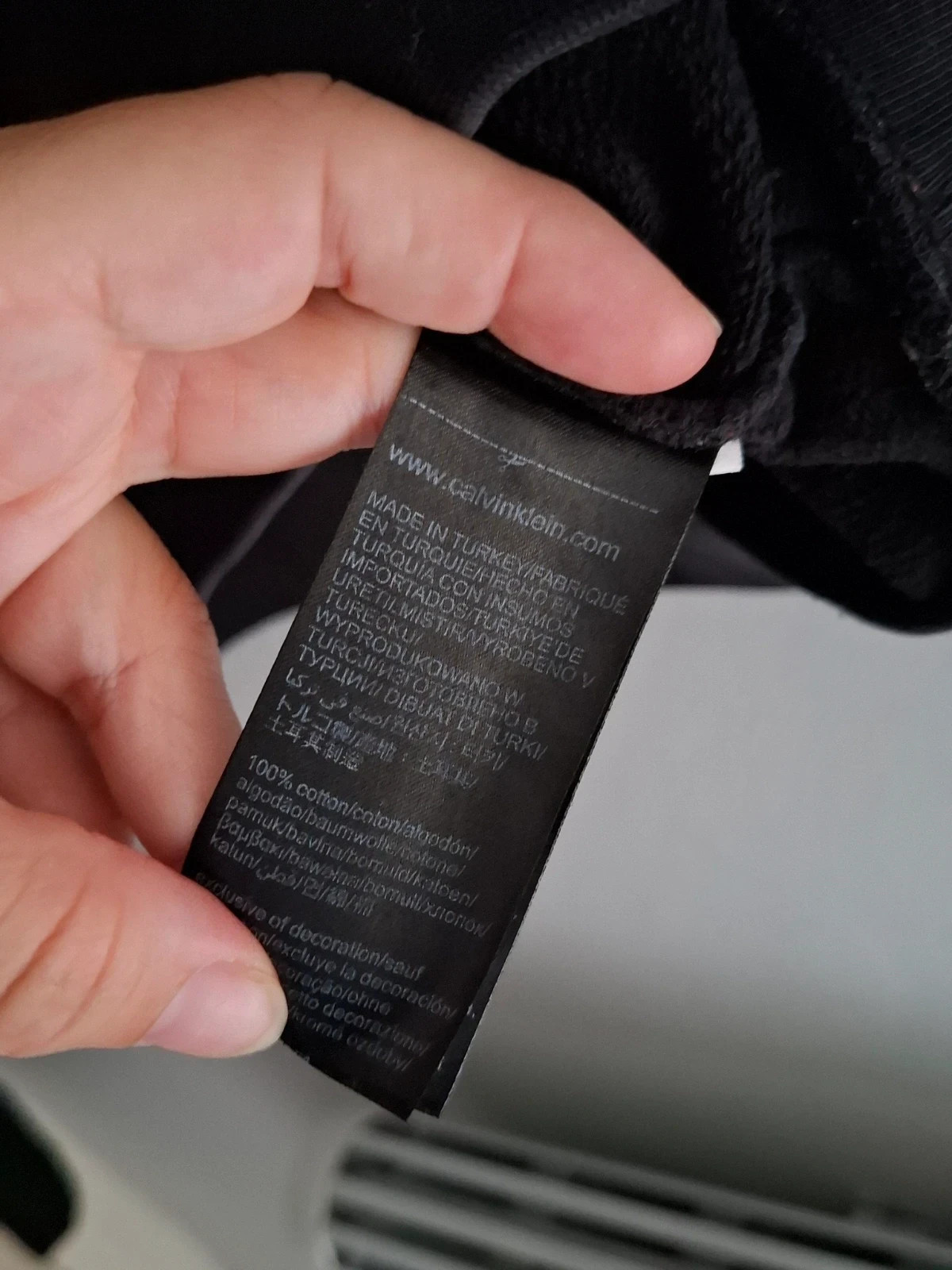 Sudadera Calvin Klein Negra - Talla S (100% Algodón) – Calvin Klein – taille S 5