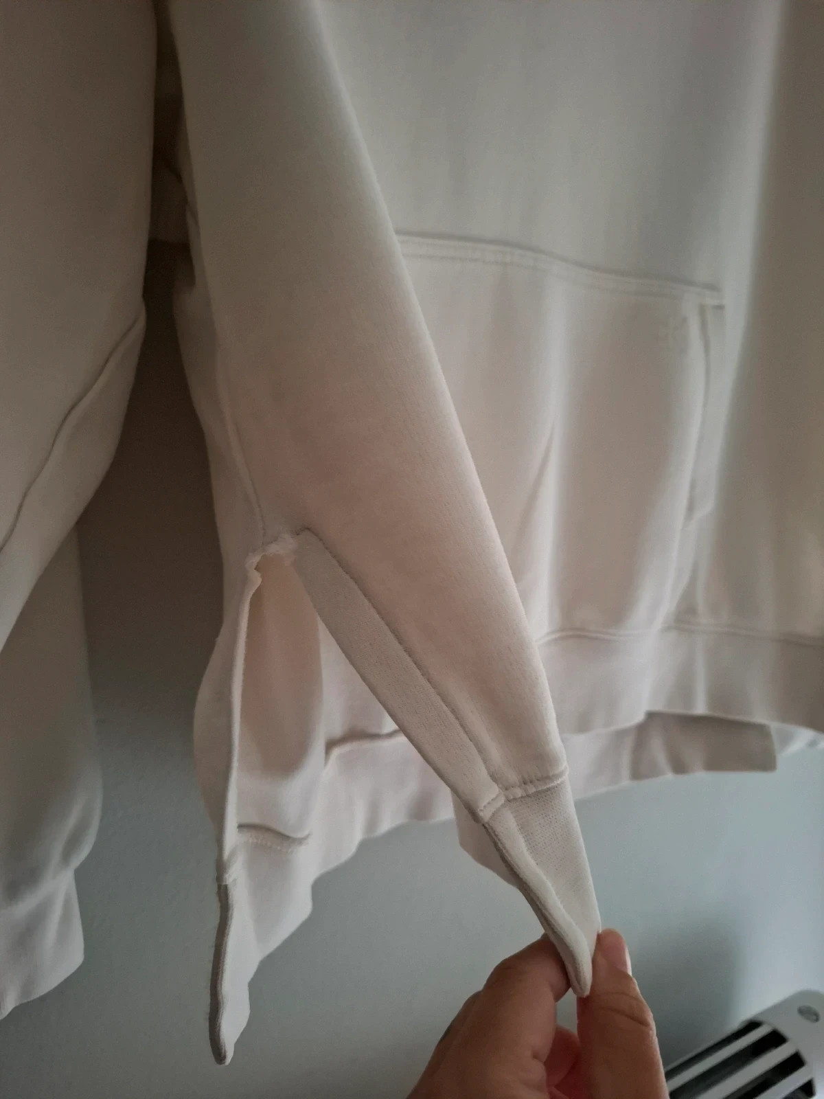 Sudadera con Capucha Calvin Klein Jeans Blanca - Talla S (Oversize) – Calvin Klein Jeans – taille S 3