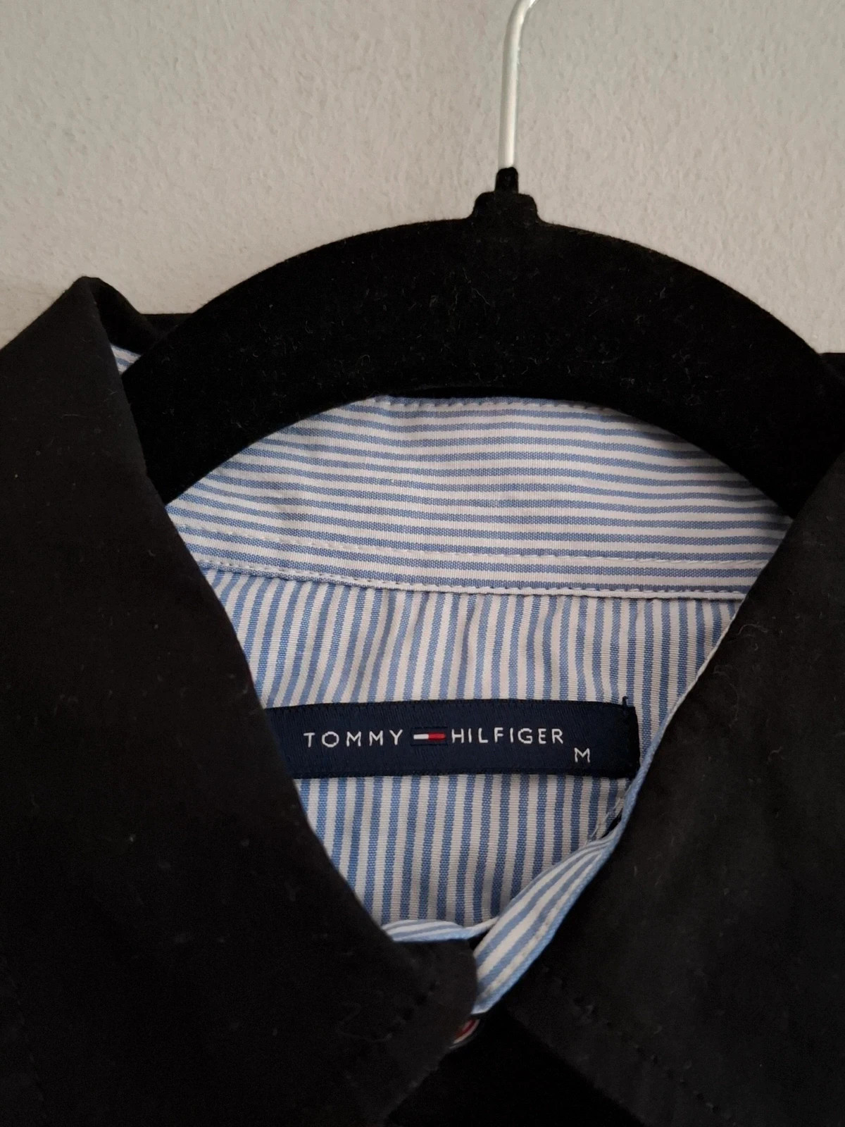 Camisa Tommy Hilfiger Mujer Negra (Talla M) – Tommy Hilfiger – taille M / 38 / 10 3