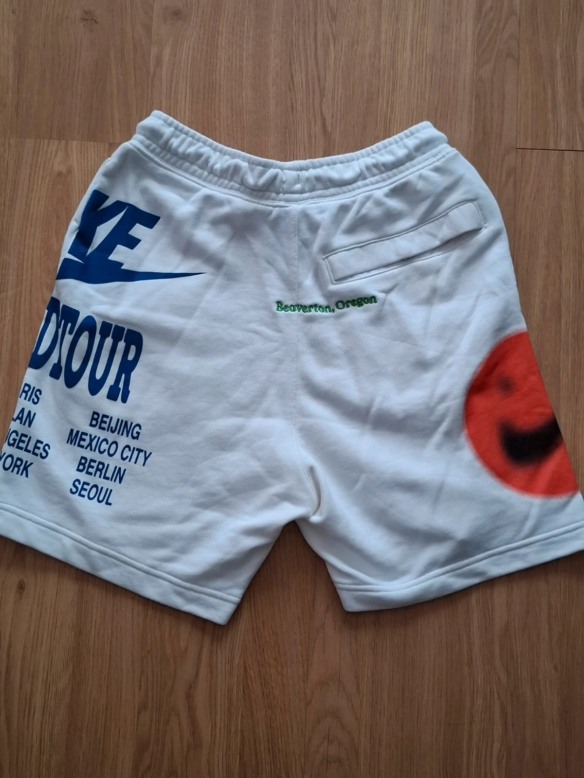 Shorts Nike World Tour Blancos 🌍🔥 Talla XS – Nike – taille XS 3