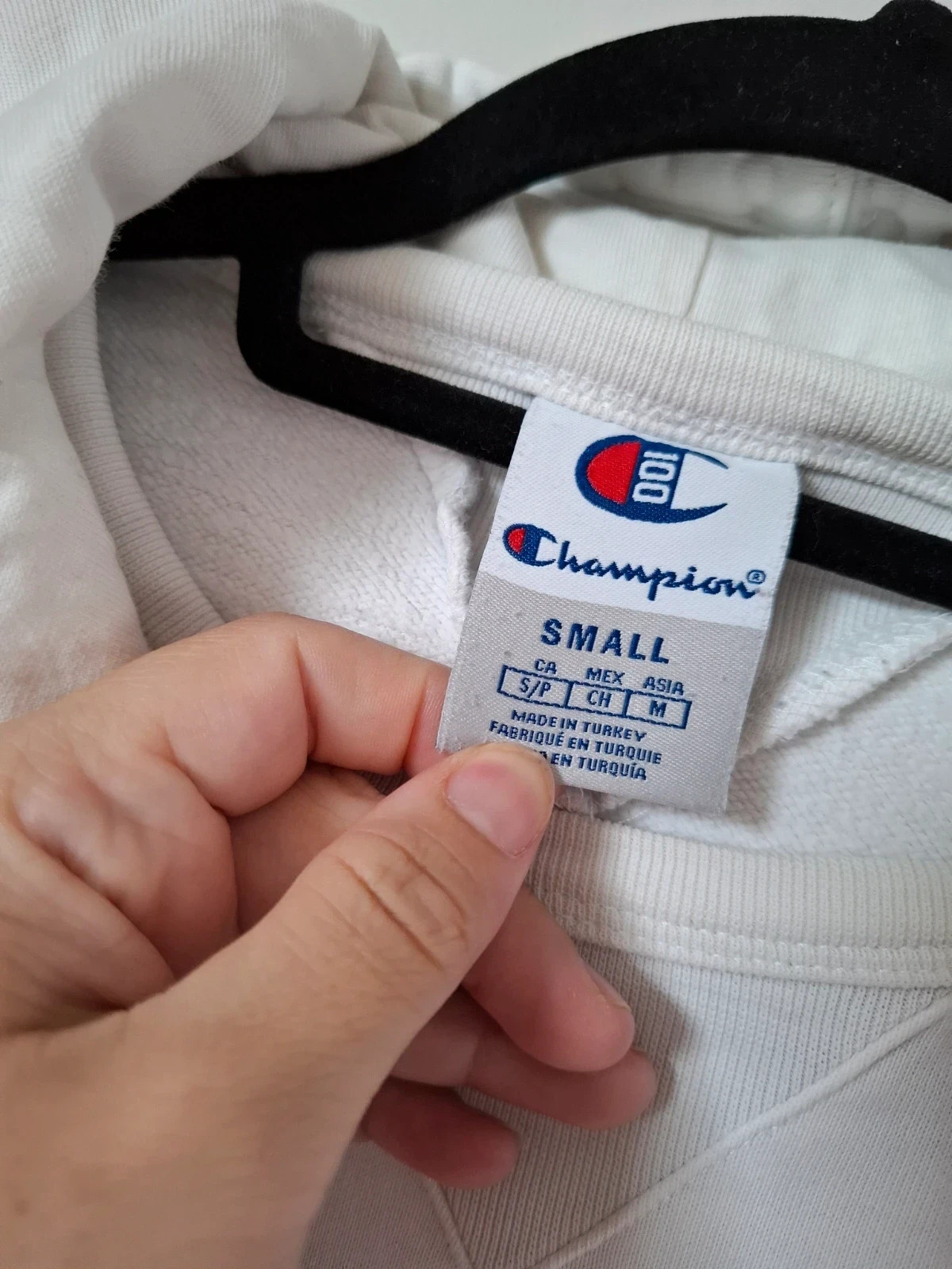 Sudadera con capucha Champion Centenary Edition Blanc – Champion – taille S 4