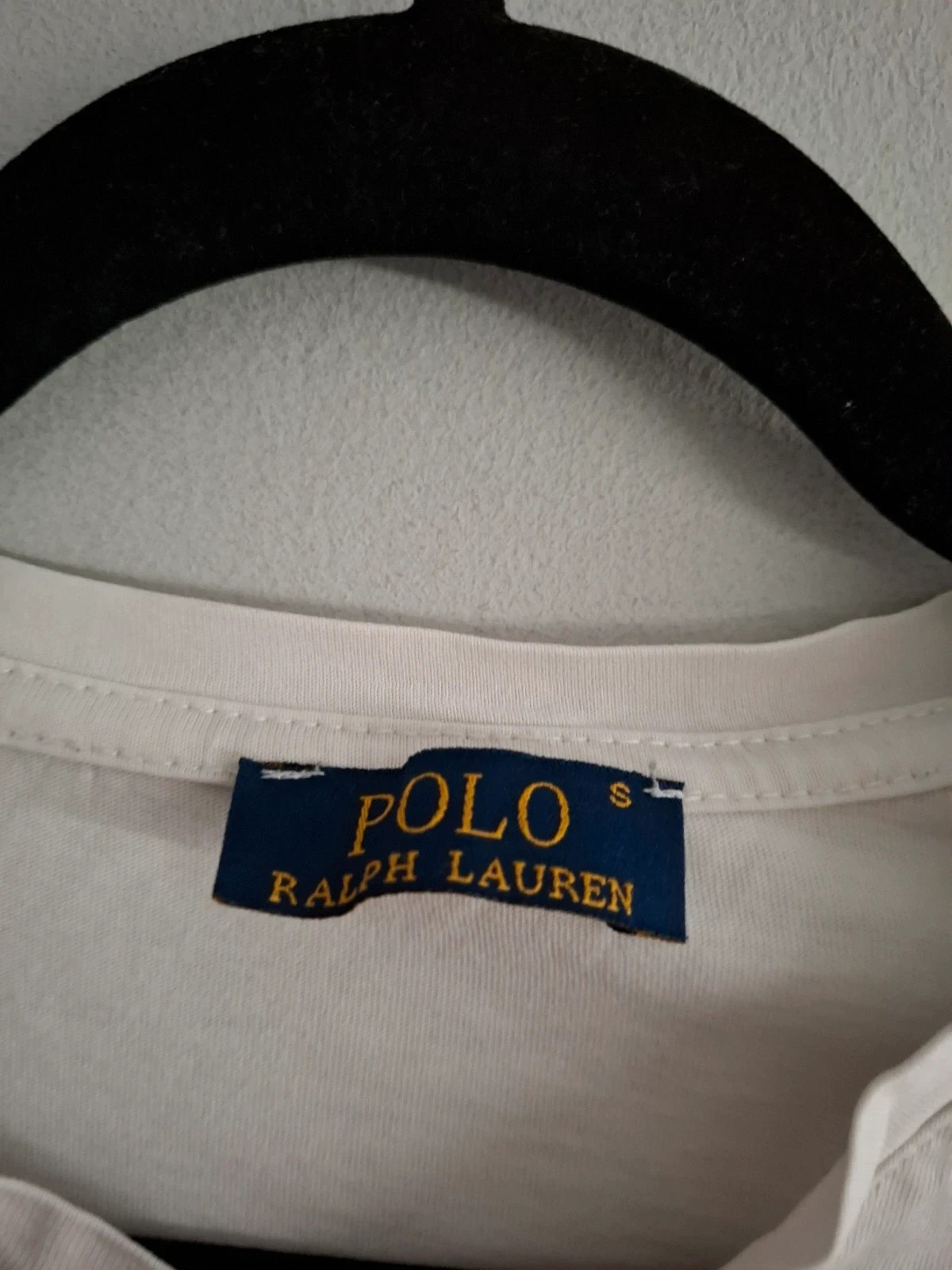 Camiseta Ralph Lauren Blanca Cuello V Talla S – Polo Ralph Lauren – taille S 3