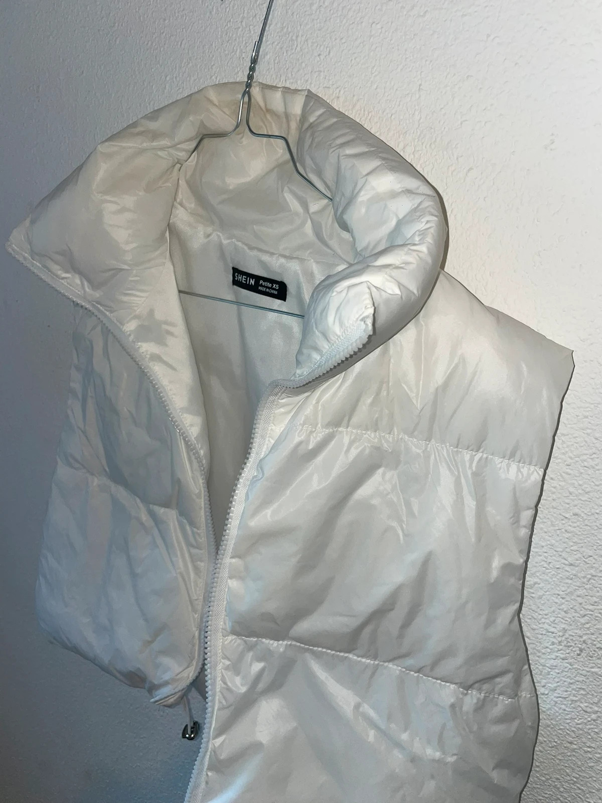 Doudoune blanche sans manches – Shein – taille XS / 34 / 6 3