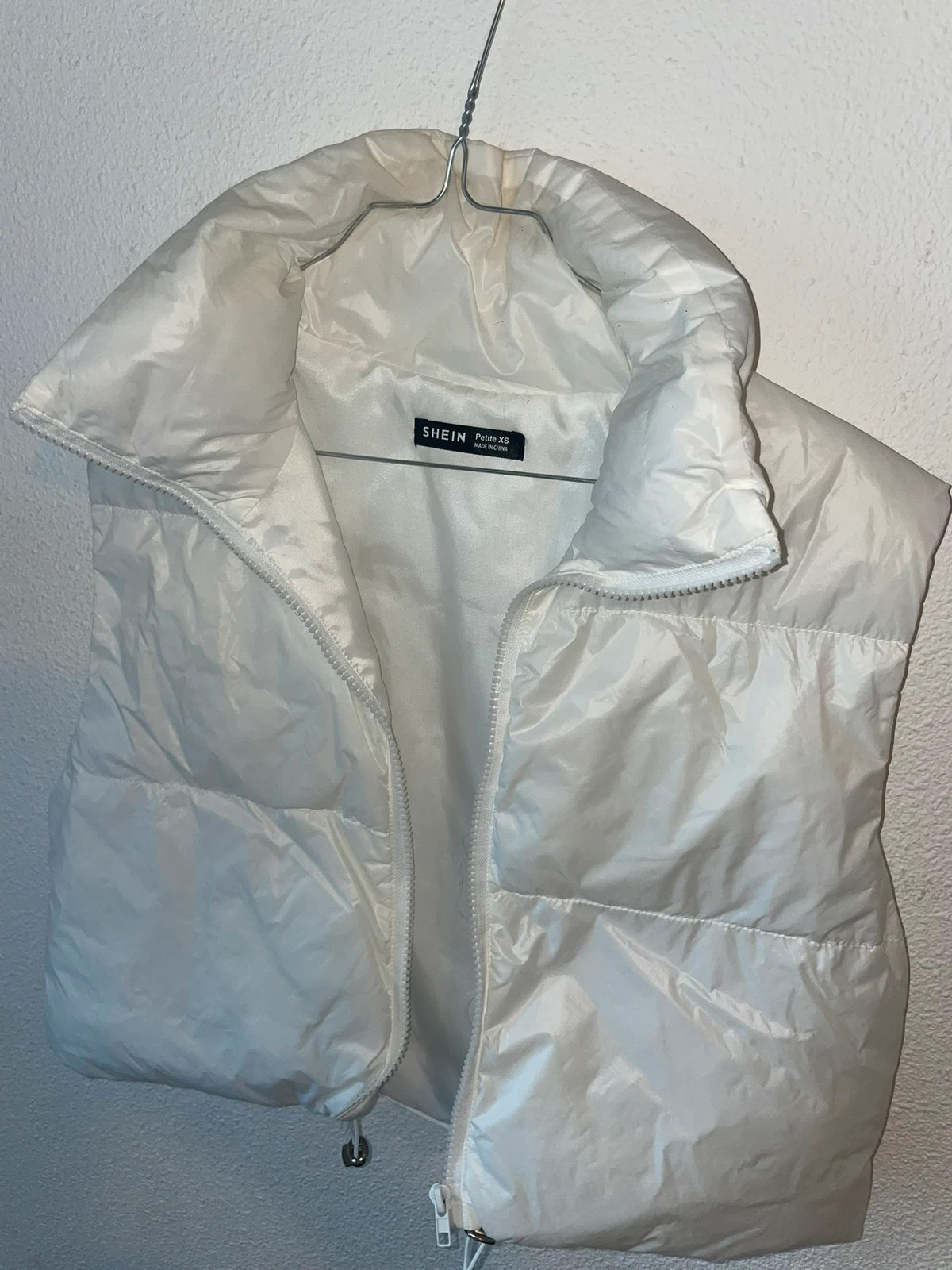 Doudoune blanche sans manches – Shein – taille XS / 34 / 6 2