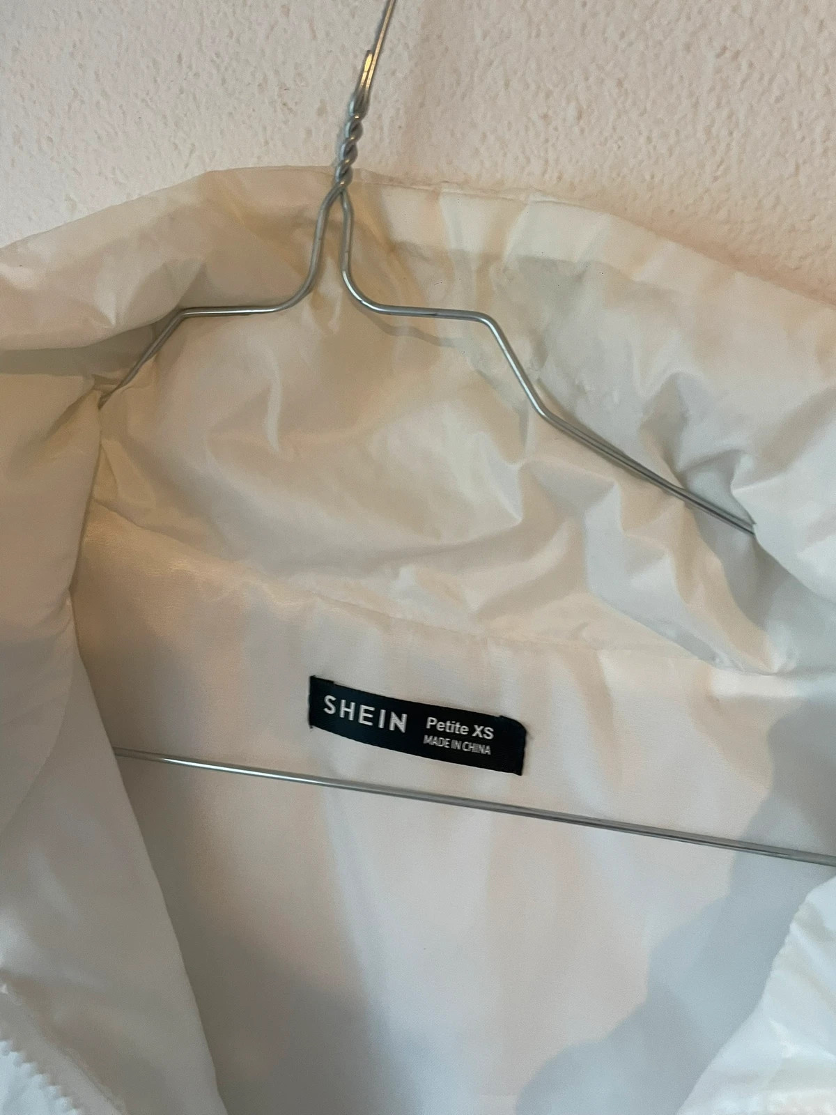 Doudoune blanche sans manches – Shein – taille XS / 34 / 6 5