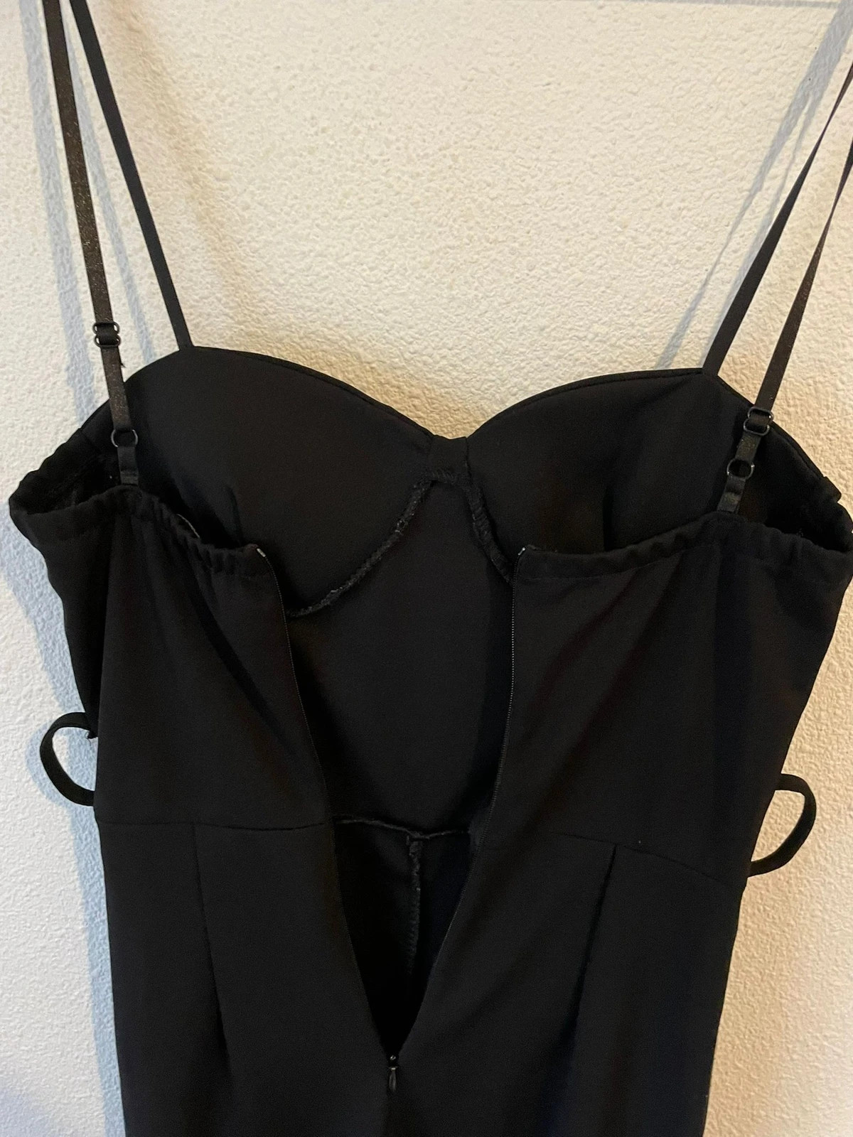 Combinaison à bretelle noir taille 36 – taille S / 36 / 8 5
