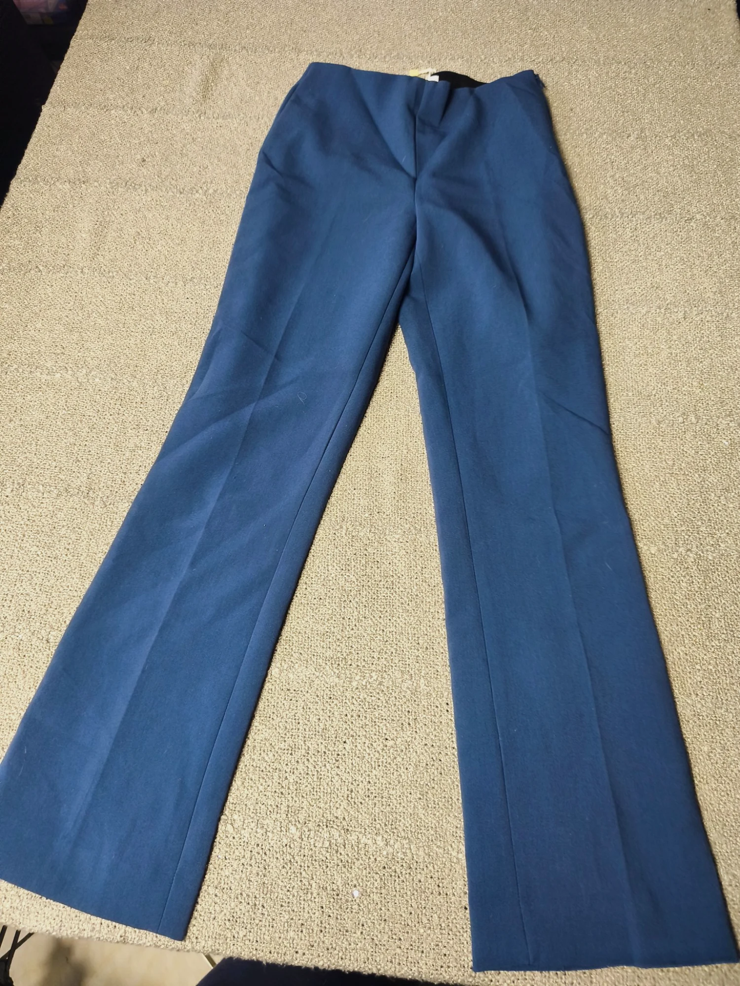 Pantalon droit bleu Mango taille XS