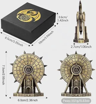 Set 7 Dados Metálicos Noria – Sin marc 3