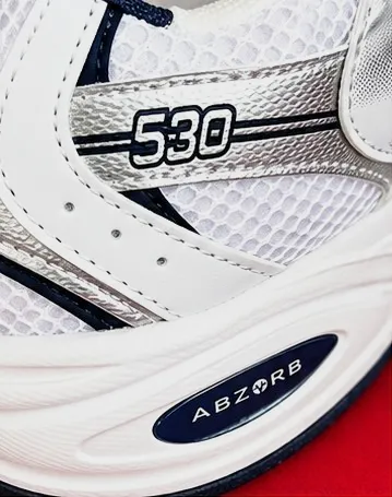 New Balance 530 blanche & argentée – T38 NEUF – New Balance – taille EU 38 4