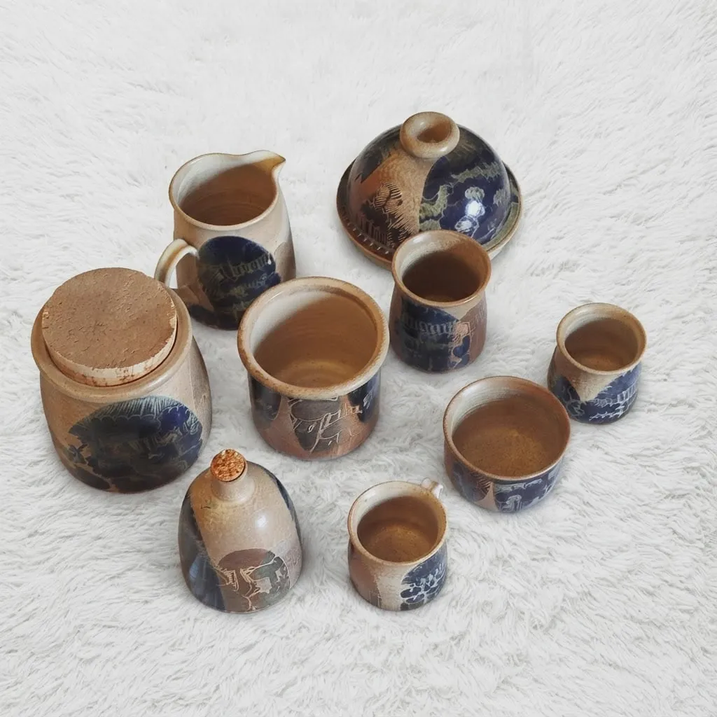 Service de vaisselle artisanal en grès émaillé – Fait main 2