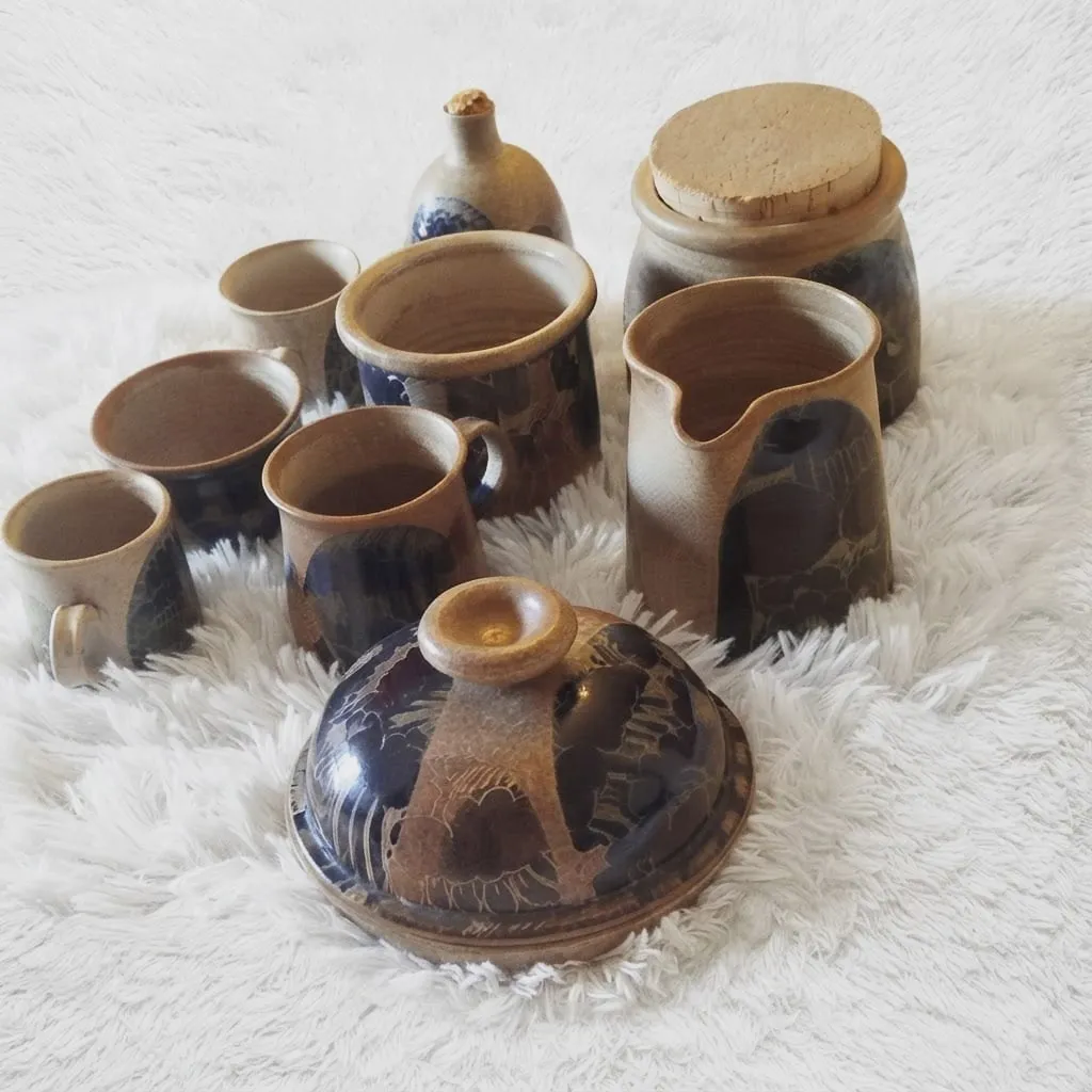 Service de vaisselle artisanal en grès émaillé – Fait main 3