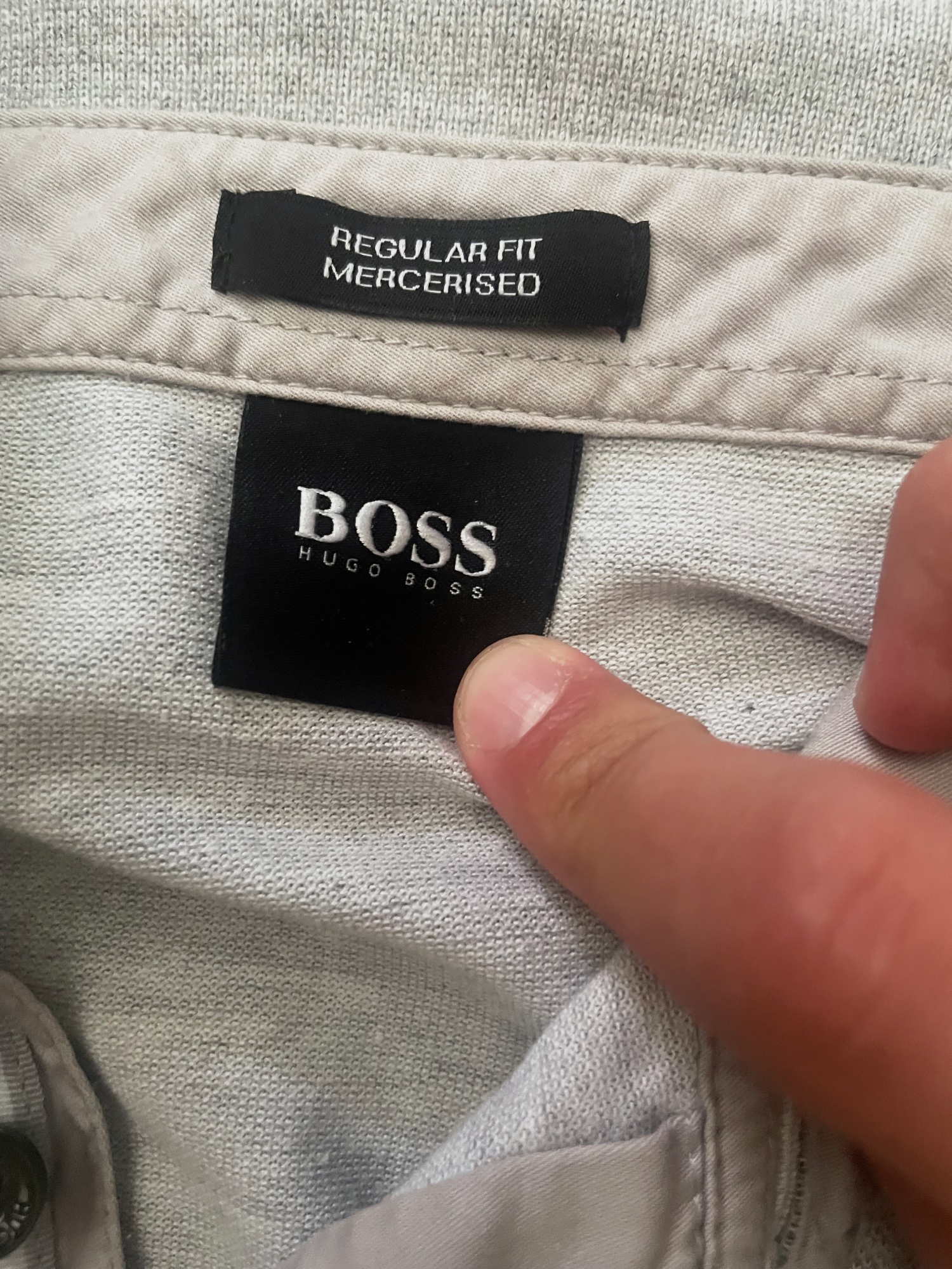 T-shirt Hugo Boss Gris  – Hugo Boss – taille S 3
