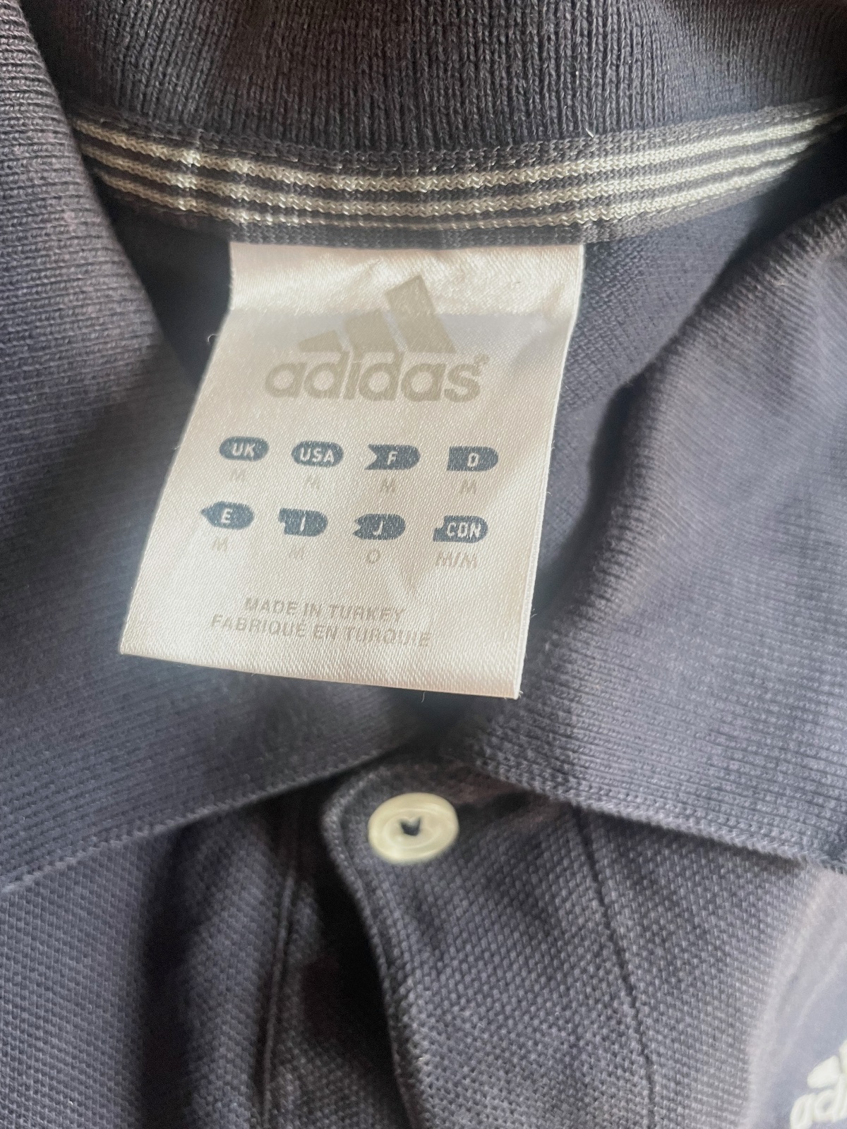 Polo Adidas Bleu Marine – Adidas – taille M 3