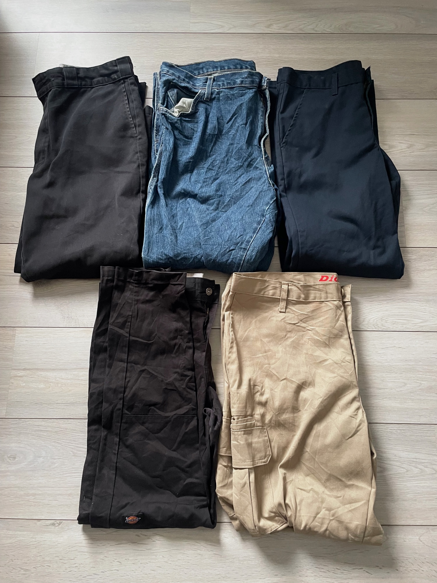 Lot 5 Pantalons Dickies 