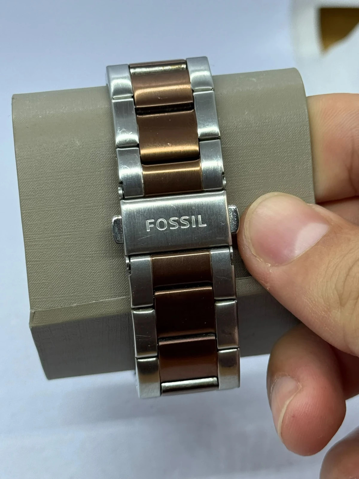 Montre Fossil Homme Bicolore _Excellent État – Fossil – taille 43–46 mm 4