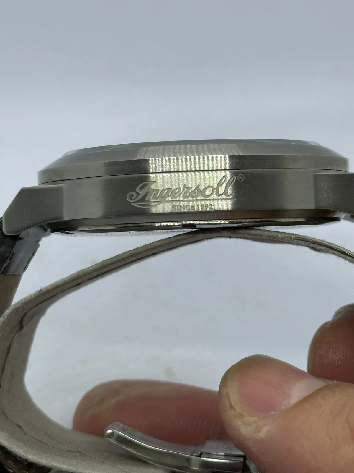 Sublime montre automatique Ingersoll Bison No.6 (référence IN8900), en excellent état. – Ingersoll – taille 47 mm et plus 5