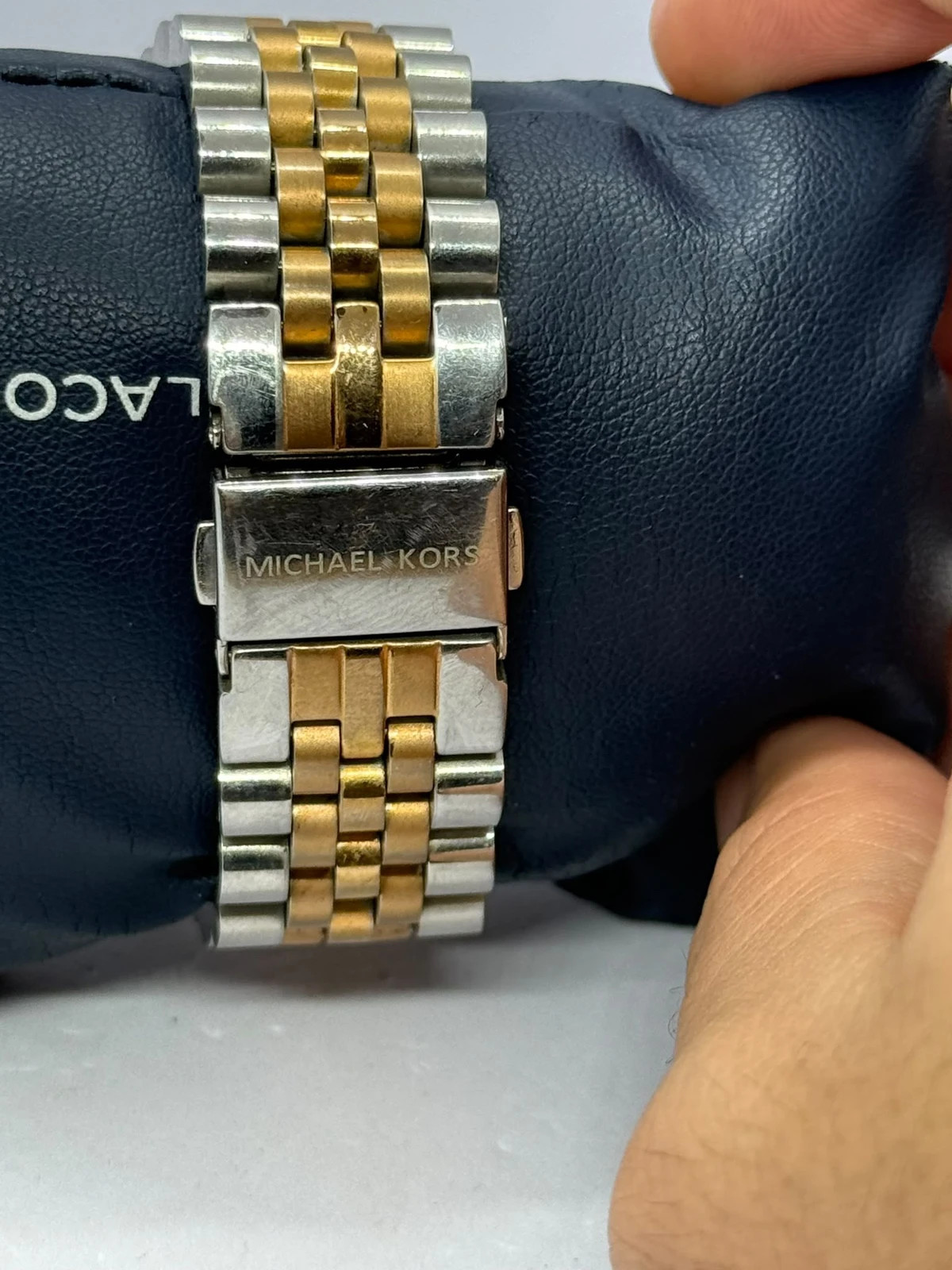 Montre Michael Kors Lexington Chronographe / Bicolore (Argent & Or) – Michael Kors – taille 30–38 mm 5