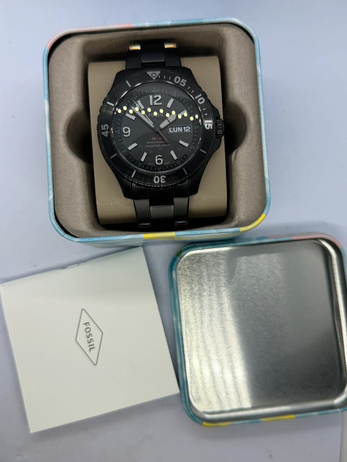 Montre homme Fossil FS5688 Noire Neuve avec boîte – Fossil – taille 43–46 mm 2