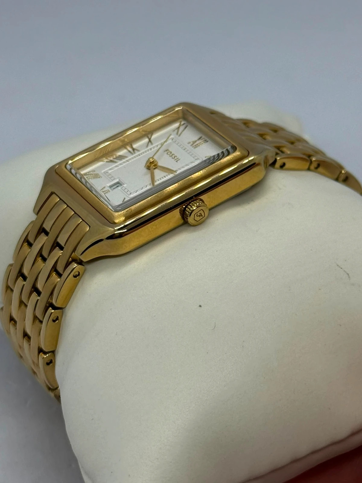 Montre Fossil dorée cadran rectangulaire /Style vintage & chic – Fossil – taille 30–38 mm 2