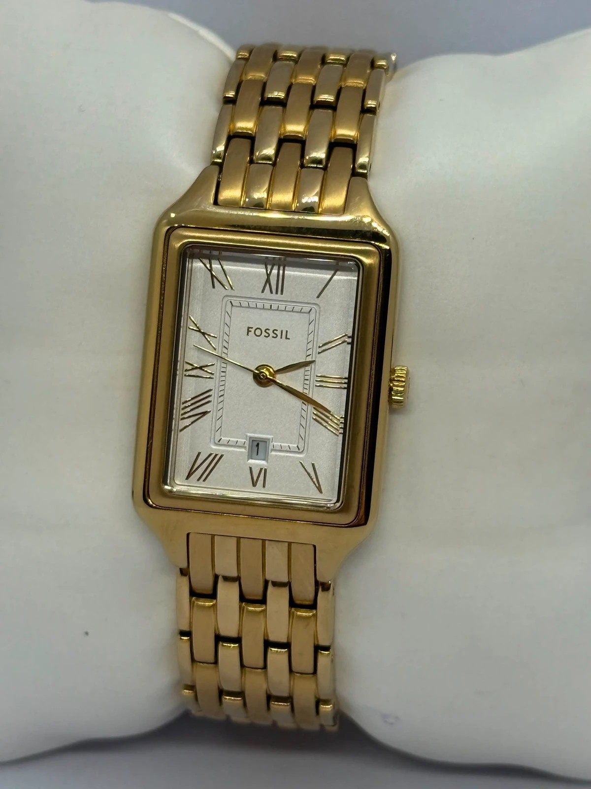 Montre Fossil dorée cadran rectangulaire /Style vintage & chic – Fossil – taille 30–38 mm 5
