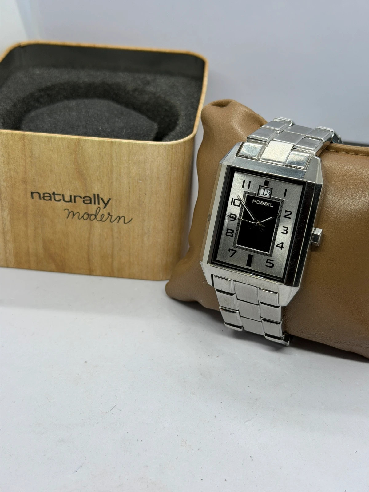 🤩 Sublime Montre Fossil Homme - Style Tank Chic & Boîte d'Origine ! 🎁 – Fossil – taille 43–46 mm 2