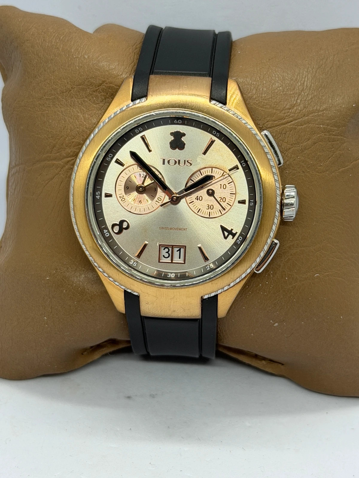 🐻 Superbe Montre TOUS Chronographe - Mouvement Suisse (Femme / Unisexe) – Tous – taille 39–42 mm 2