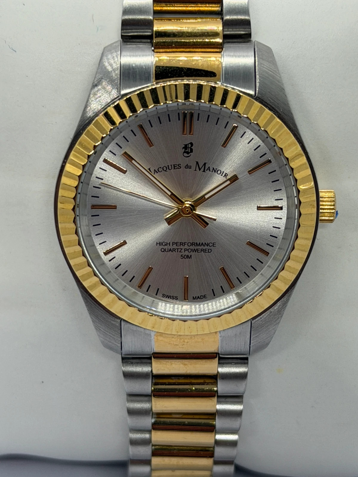 🔥 Montre Jacques du Manoir JWL039 – L'Élégance Suisse Bicolore 🔥 – Jacques du Manoir – taille 30–38 mm 3
