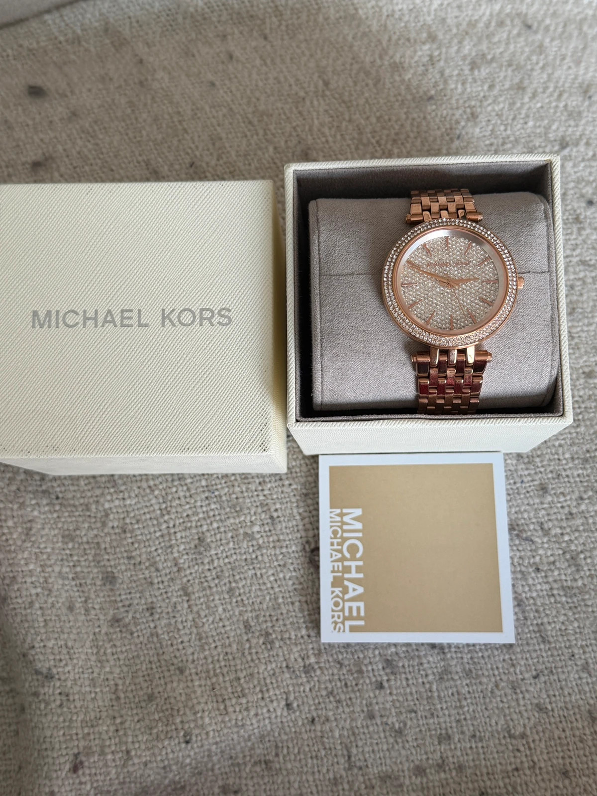 Montre Michael Kors MK-3439 Rose Gold Cadran Strass (Excellent État) – Michael Kors – taille 39–42 mm 3