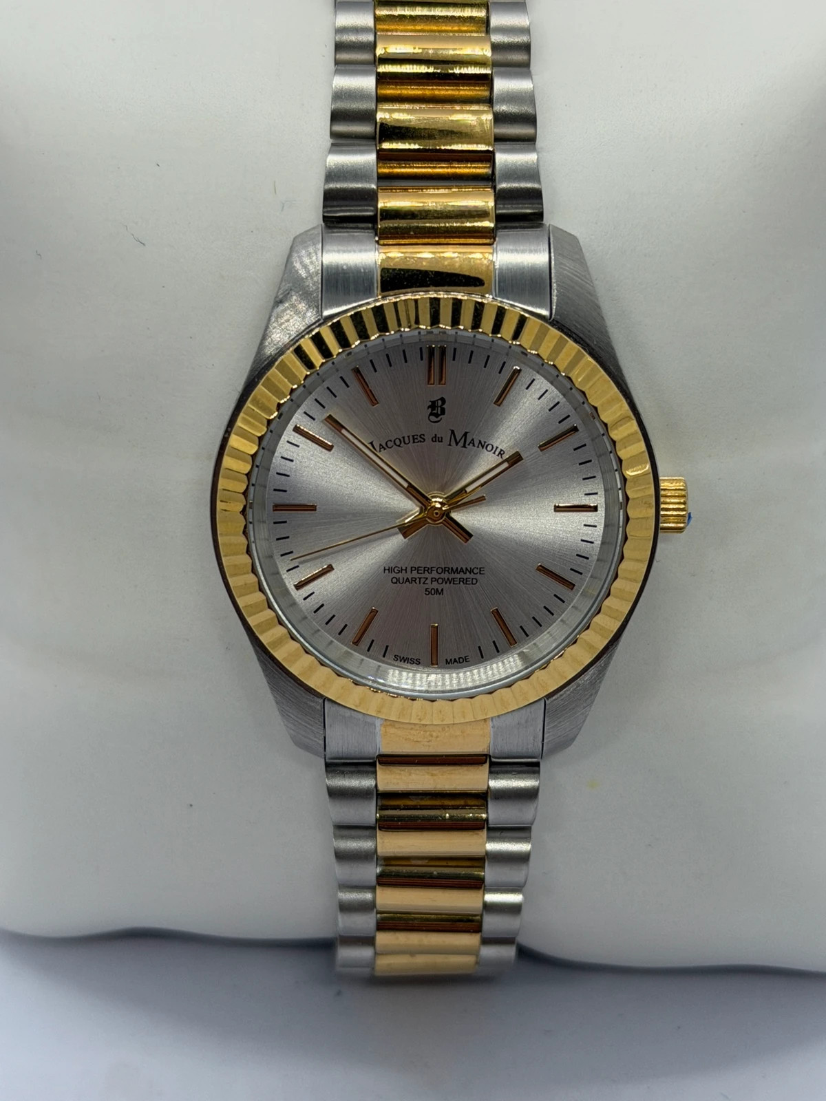 🔥 Montre Jacques du Manoir JWL039 – L'Élégance Suisse Bicolore 🔥 – Jacques du Manoir – taille 30–38 mm 4