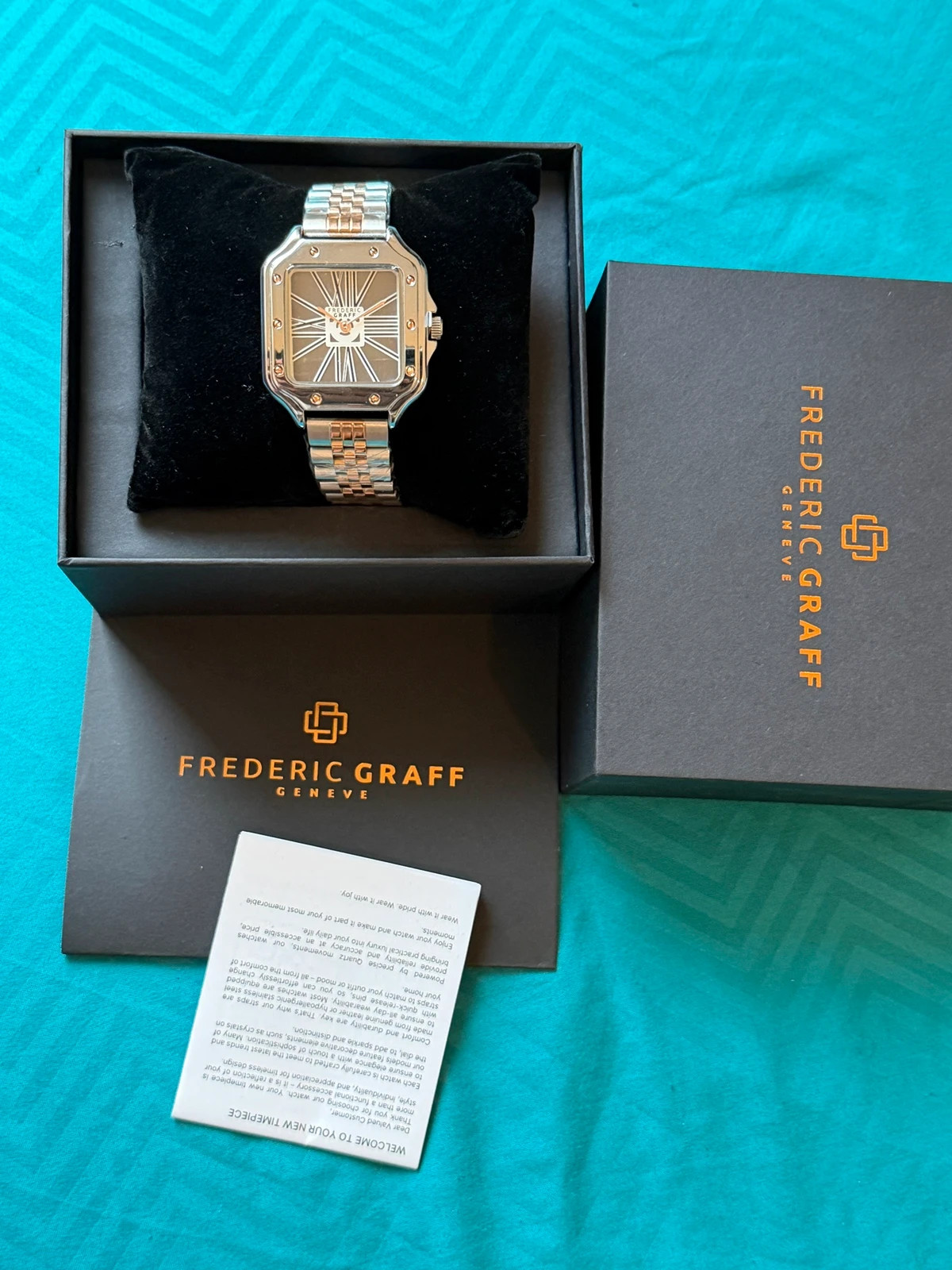 Montre Frédéric Graff Neuve – Style Bicolore & Cadran Graphique – Frederic Graff – taille 43–46 mm 2