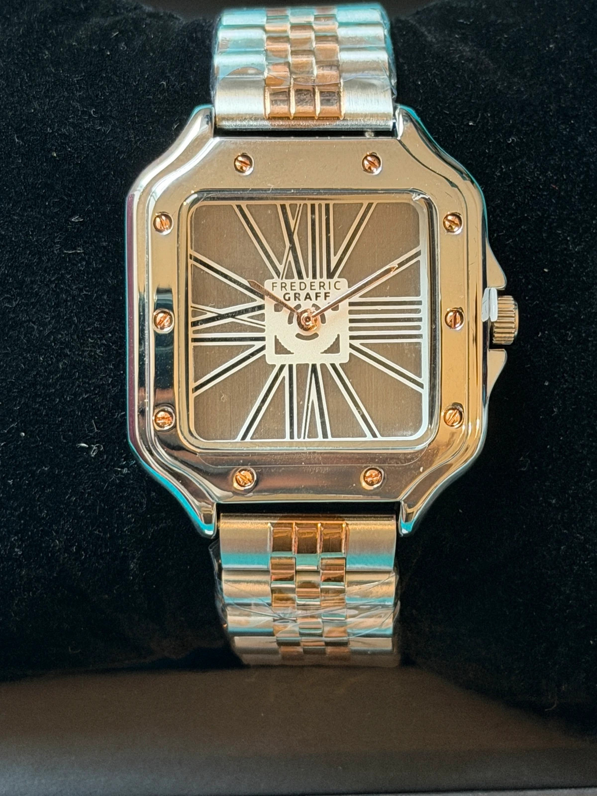 Montre Frédéric Graff Neuve – Style Bicolore & Cadran Graphique – Frederic Graff – taille 43–46 mm 5