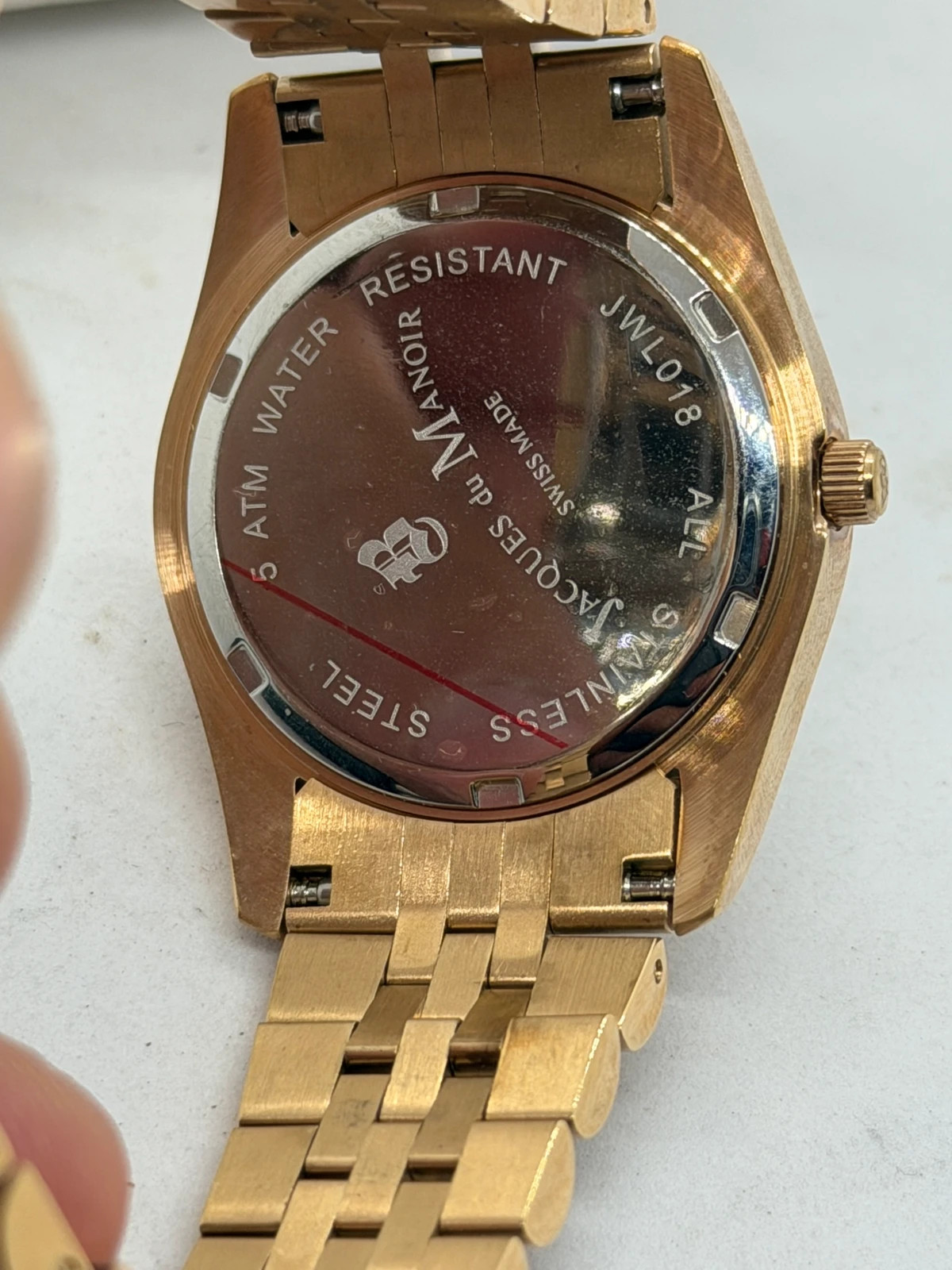 Magnifique Montre Jacques du Manoir – Style Icône – Excellent État – Jacques du Manoir – taille 30–38 mm 5