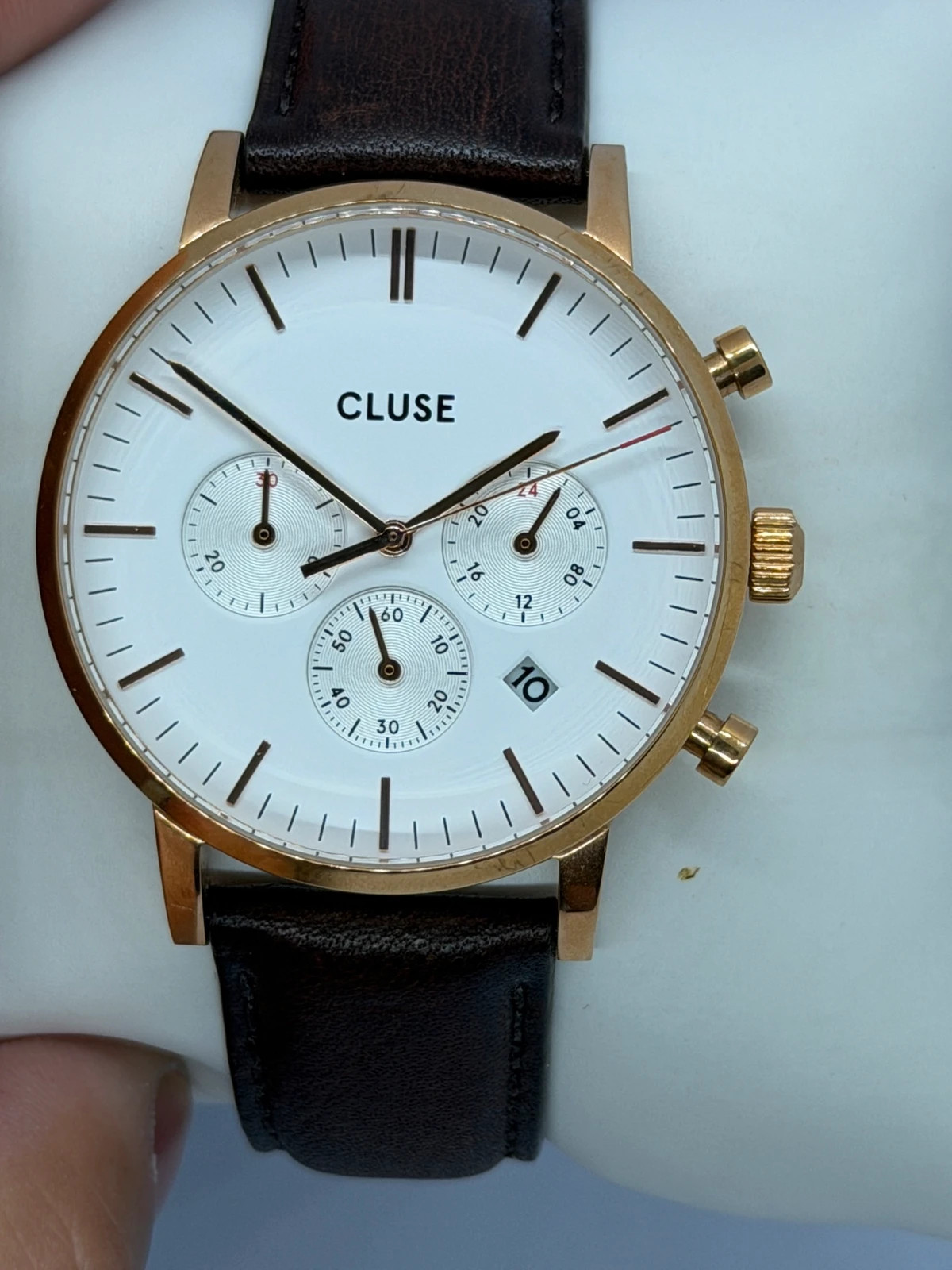 Élégante Montre Chronographe Cluse -État Impeccable (40mm) – Cluse – taille 39–42 mm 3