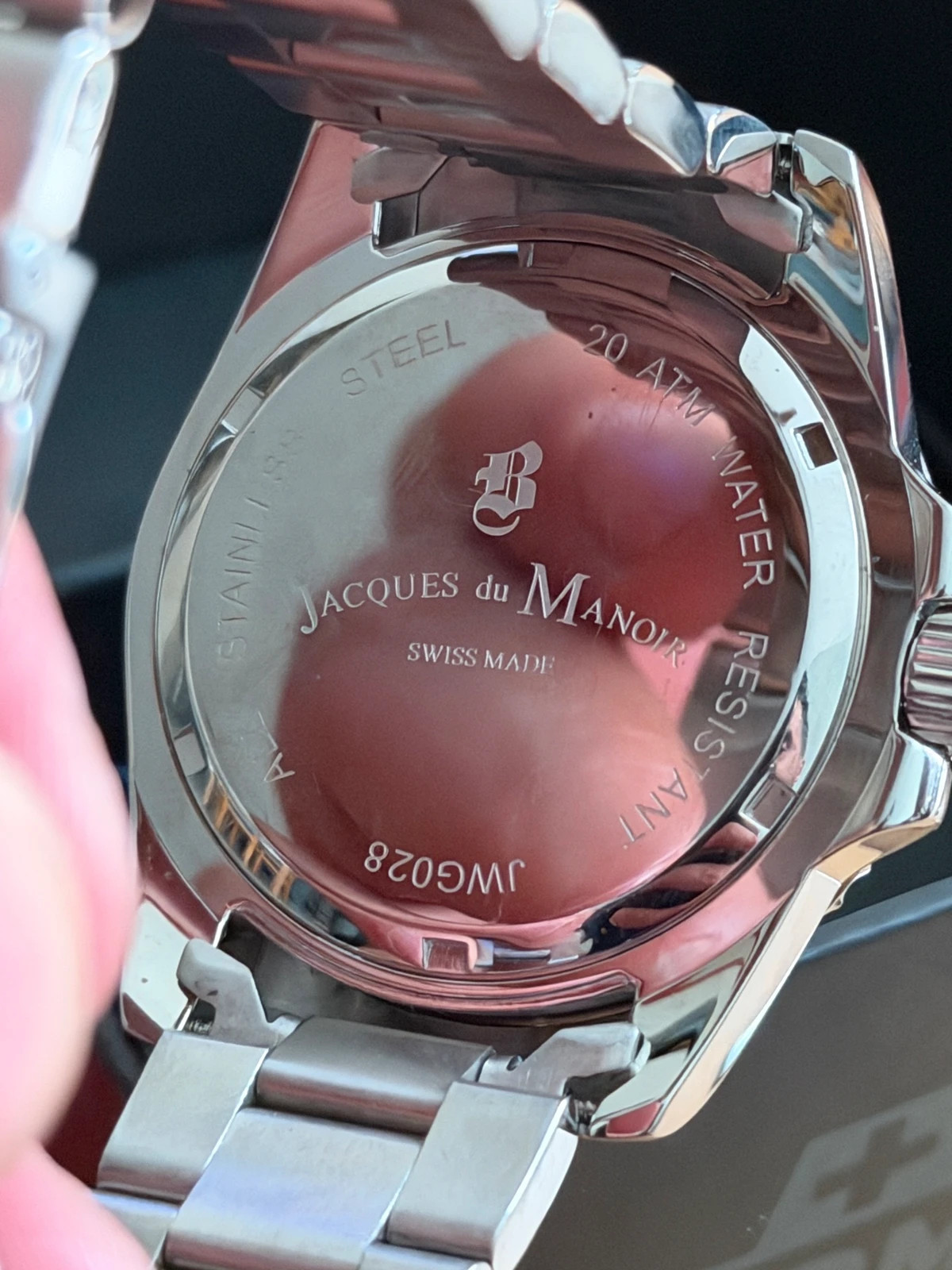 Montre Jacques Du Manoir Pro Scuba "Blue Lagoon – Jacques du Manoir – taille 43–46 mm 4